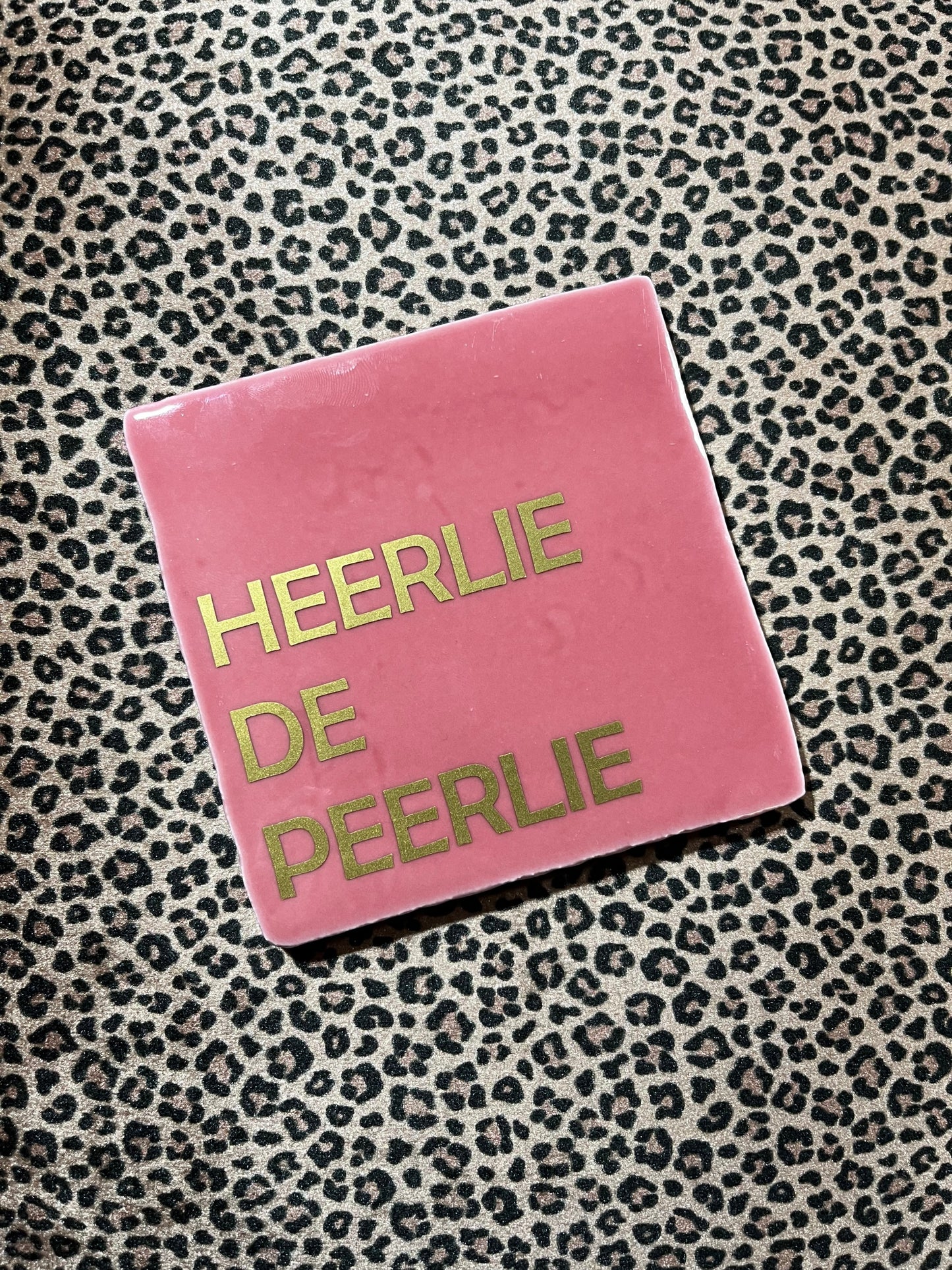 Heerlie de peerlie tegeltje