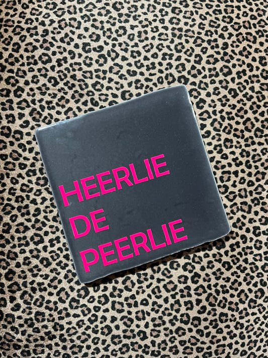 Heerlie de peerlie tegeltje